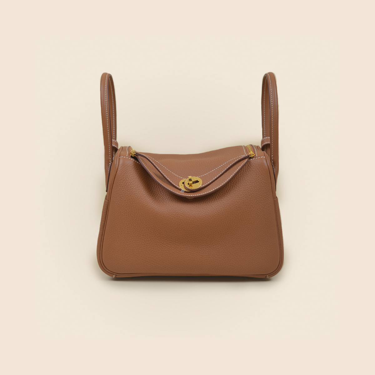 Hermès Clemence Lindy 26 Gold