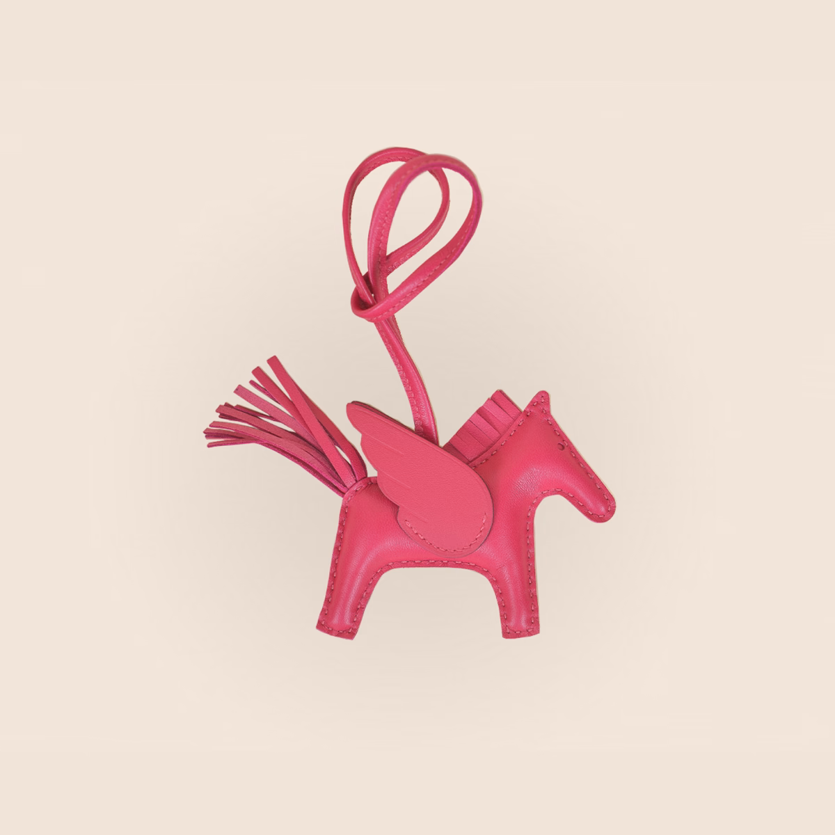 Hermès Rodeo Pegase PM Agneau Milo Ce Framboise