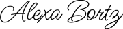 Alexa Bortz Signature